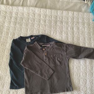 2 long sleeve Zara shirts